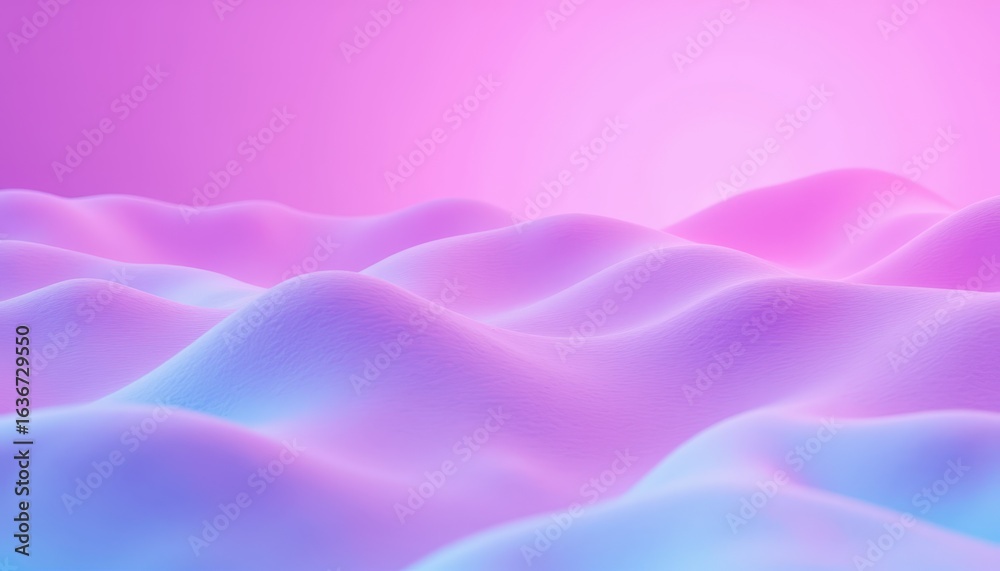 Fototapeta premium Dreamy pink and blue gradient background with soft pink sky, ideal for design projects