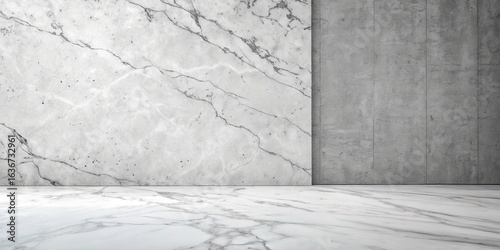 Marble and Concrete Wall In...