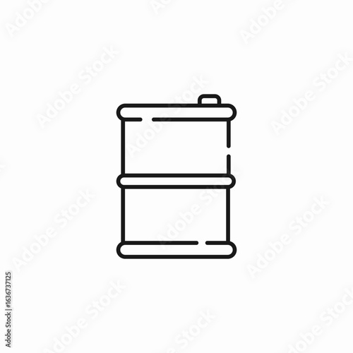 oil fuel barrel icon sign vector