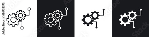 Function icon vector - Sign or Symbol collection