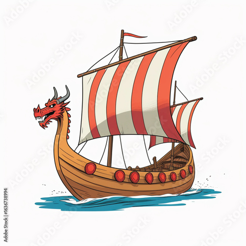 pirate ship in the sea