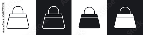 Woman purse icon vector - Sign or Symbol collection