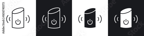 Smart speaker icon vector - Sign or Symbol collection