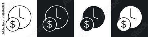 Long term investment icon vector - Sign or Symbol collection