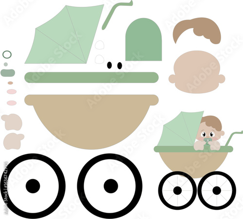 Baby , animal cut file, laser cut, cricut, silhouette, paper craft, felt craft, fabric craft, svg file, cutting file