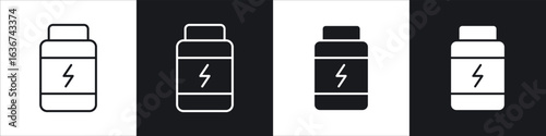 Fitness supplement icon vector - Sign or Symbol collection