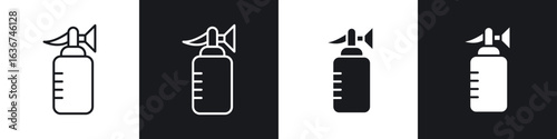 Breast pump icon vector - Sign or Symbol collection