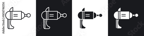 Blaster icon vector - Sign or Symbol collection