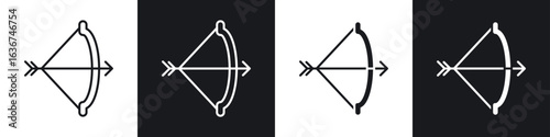 Archery icon vector - Sign or Symbol collection