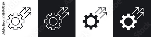 Efficiency icon vector - Sign or Symbol collection