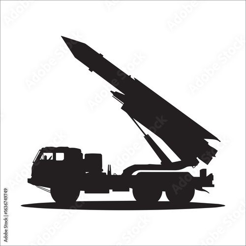 Green old heavy military tank with a cannon ready for battle