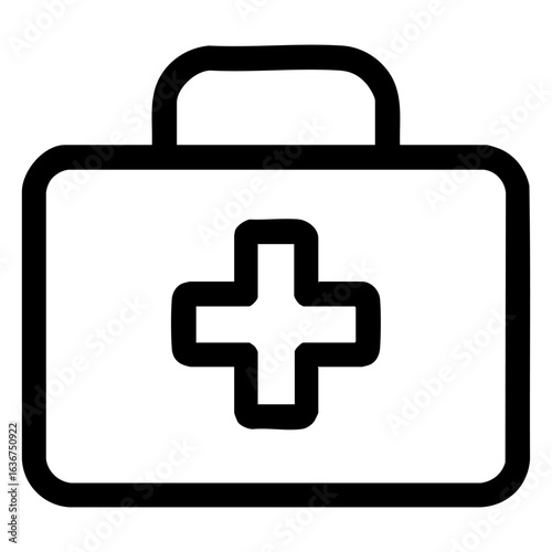medical box icon vector