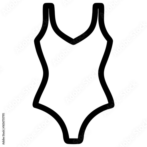 swimming suit icon vector