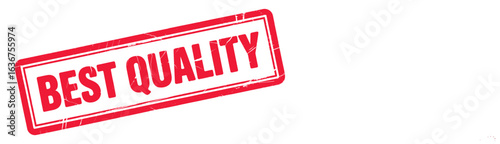 Red stamp with best quality text