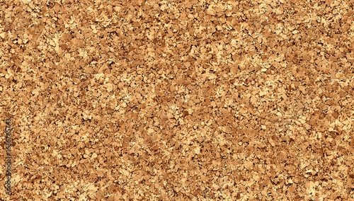 Seamless Cork Board Texture in Soft Brown with Natural Grainy Surface, Ideal for Wallpaper or Web Design Background