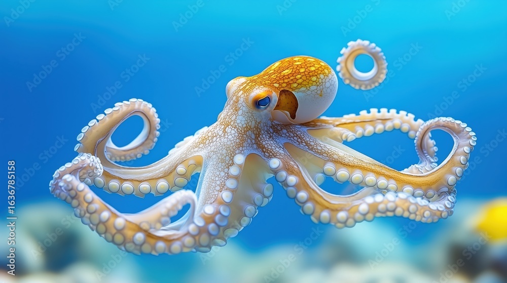 Naklejka premium Common octopus