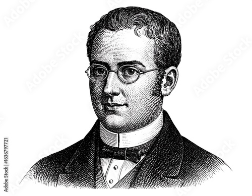 Vintage portrait of a man in formal attire