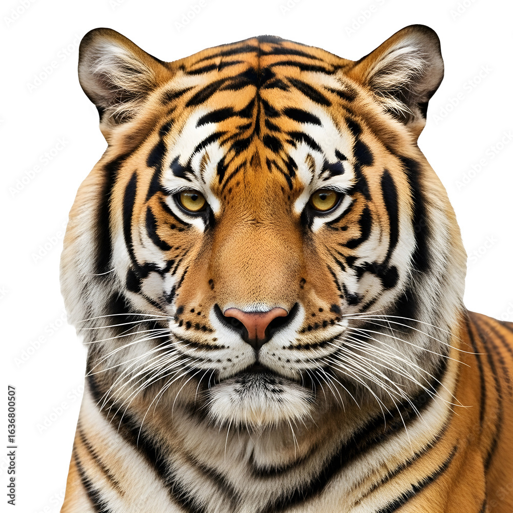Fototapeta premium portrait of a tiger,,PNG