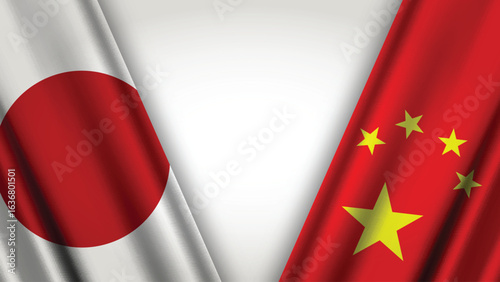 Illustration Vector Featuring Japan and China Identity