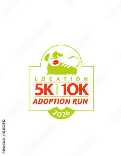 Pet Adoption Fun Run Logo