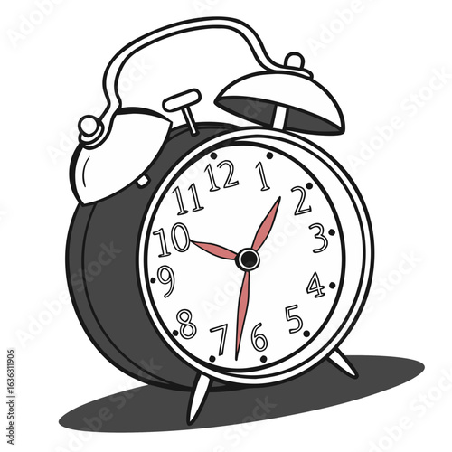 black alarm clock