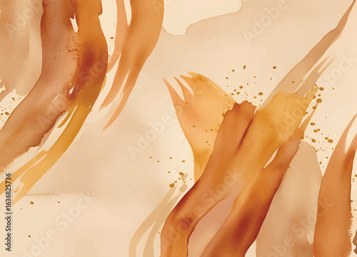 organic whimsical watercolor art