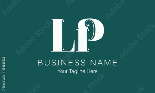 LP L lp initial logo | initial based abstract modern minimal creative logo, vector template image. luxury logotype logo, real estate homie logo. typography logo. initials logo