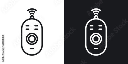 Remote control icon vector symbol in Line Art Style for Design, Presentation, Website or Apps Elements.