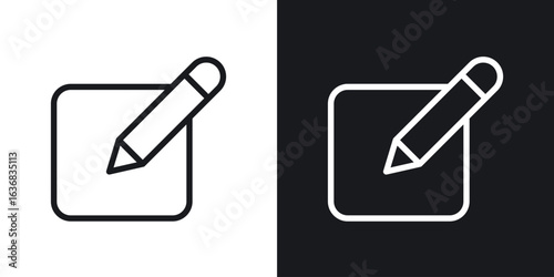 Register icon vector symbol in Line Art Style for Design, Presentation, Website or Apps Elements.