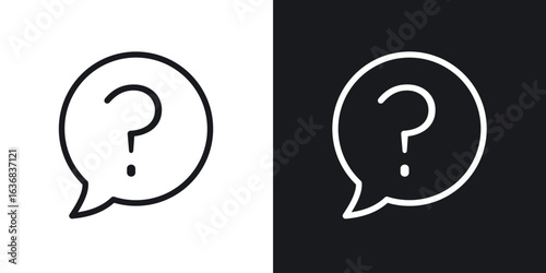 Help icon vector symbol in Line Art Style for Design, Presentation, Website or Apps Elements.