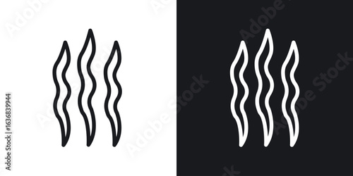Heat icon vector symbol in Line Art Style for Design, Presentation, Website or Apps Elements.