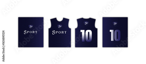 T-shirt sport jersey design template, sports jersey design vector,  textile for sublimation. 