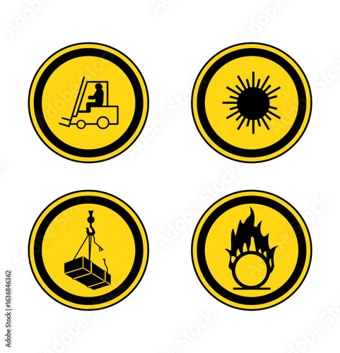contactor icons set