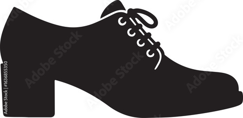 Low Heel Oxford Shoe Silhouette