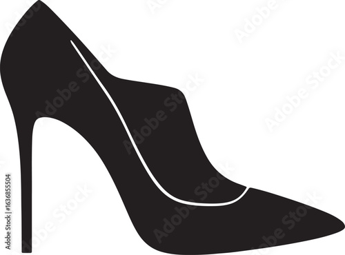 Stiletto Heel Evening Shoe Silhouette