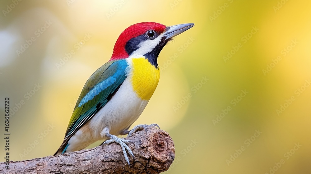 Obraz premium European green woodpecker