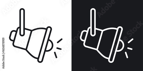 Spotlight icon line concept, linear symbol.