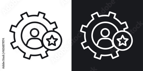 Skills icon line concept, linear symbol.