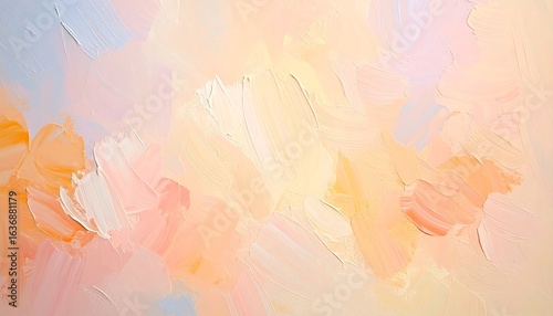 Abstract Art Texture with Warm Pastel Colors Painting Background