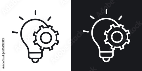 Implement icon line concept, linear symbol.