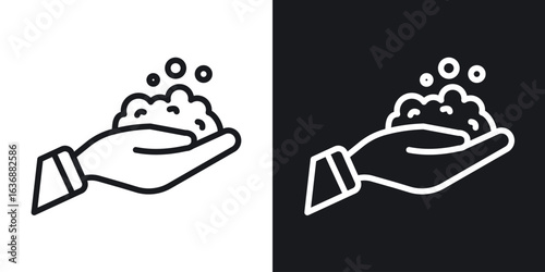 Foam icon line concept, linear symbol.
