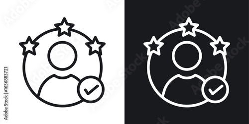 Customer experience icon line concept, linear symbol.