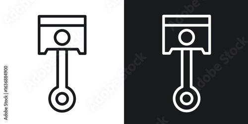 Car Piston icon line concept, linear symbol.