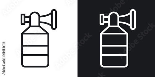Air horn icon line concept, linear symbol.