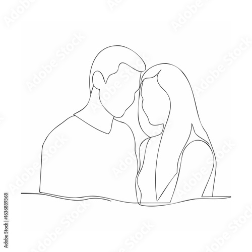 Couple embracing tenderly on the beach embrace romance