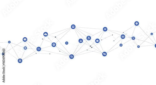 Automation Workflow Vector Diagram