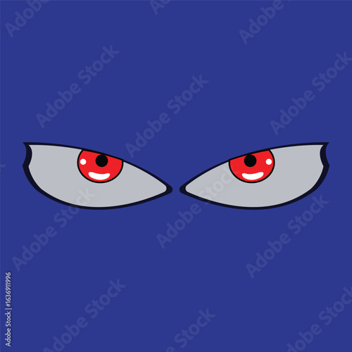 vector illustration of a pair of eyes