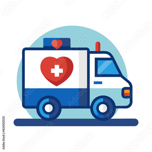 ambulance car vector illustration