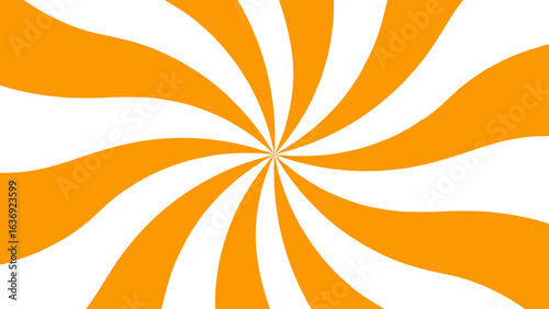 Bright sunbeams sunburst background. Sunlight horizontal spiral background. Sun ray vector background radial sunrise or sunset light retro design. Eye catching vector background for product campaign.