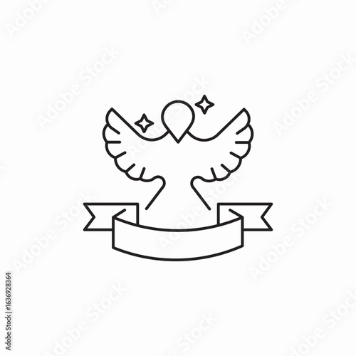 angle flight icon sign vector